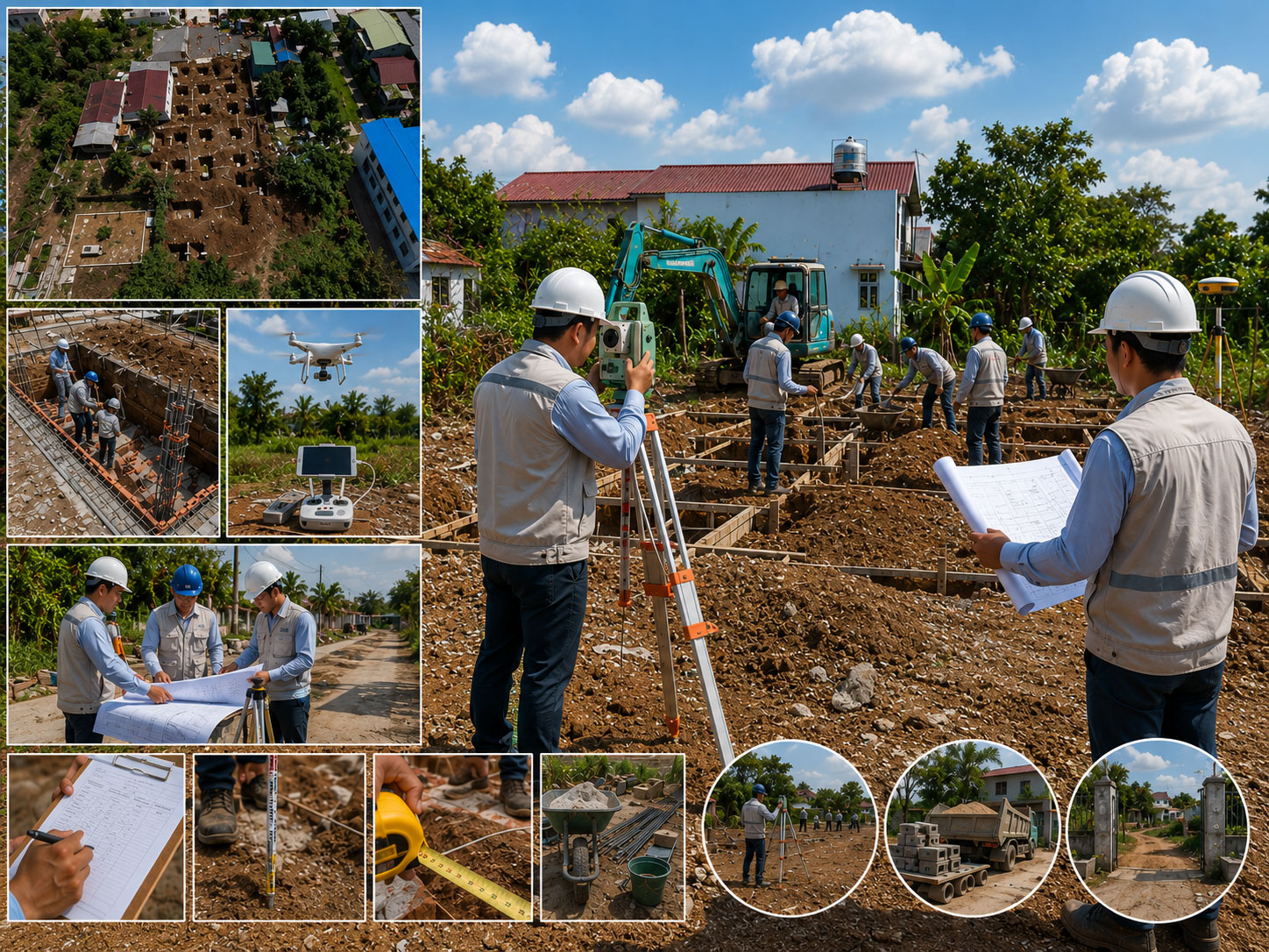Góc nhìn The Roof Builder: Chúng tôi luôn thực hiện khảo sát hiện trạng cực kỳ chi tiết bằng thiết bị chuyên dụng trước khi lập phương án