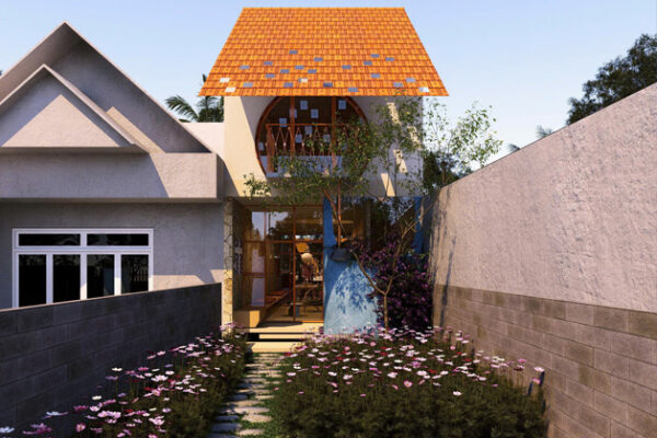 Ảnh đại diện dự án xây nhà trọn gói nhà mái ngói 1 trệt 1 lầu Phuong House _ The Roof Builder