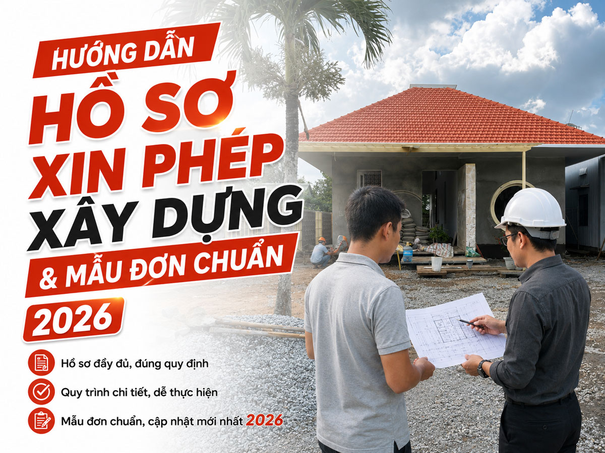 Hướng dẫn làm Hồ sơ xin giấy phép xây dựng từ ngày 1/7/2026 _ The Roof Builder