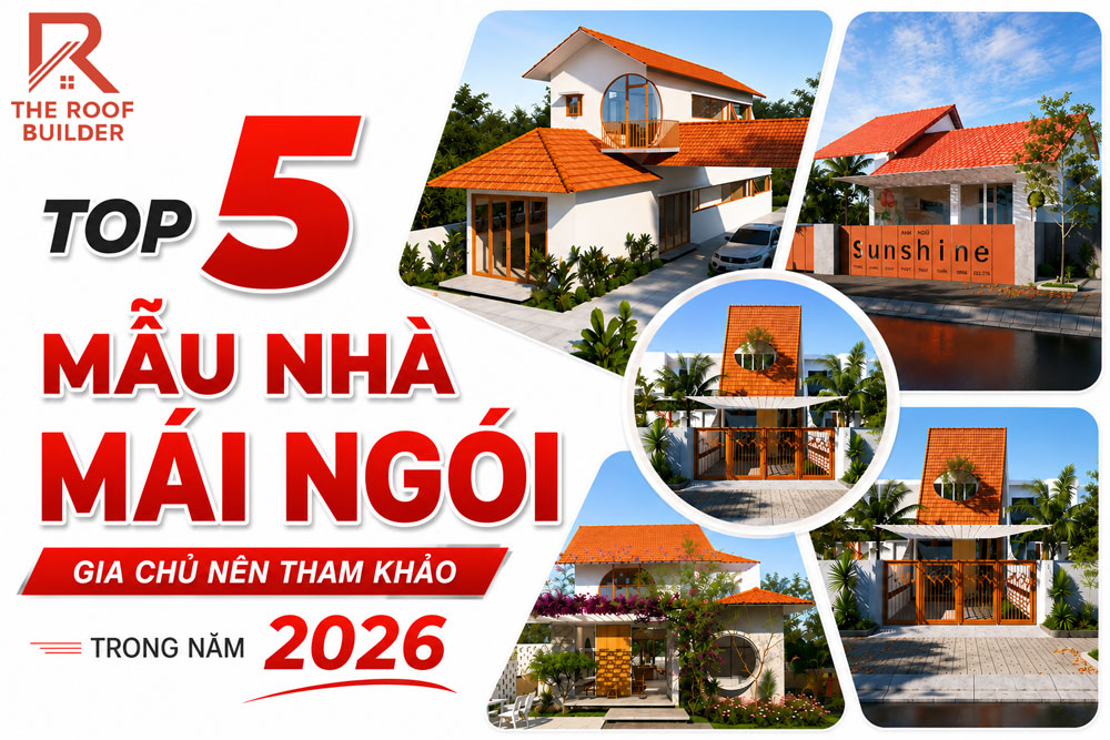 Top 5 mẫu nhà mái ngói đẹp dành cho gia chủ tham khảo xây nhà năm 2026 - The Roof Builder