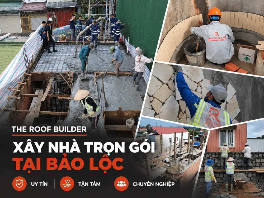 XÂY NHÀ TRỌN GÓI TẠI BẢO LỘC: GIẢI PHÁP HOÀN HẢO TỪ THIẾT KẾ ĐẾN THI CÔNG bởi The Roof Builder