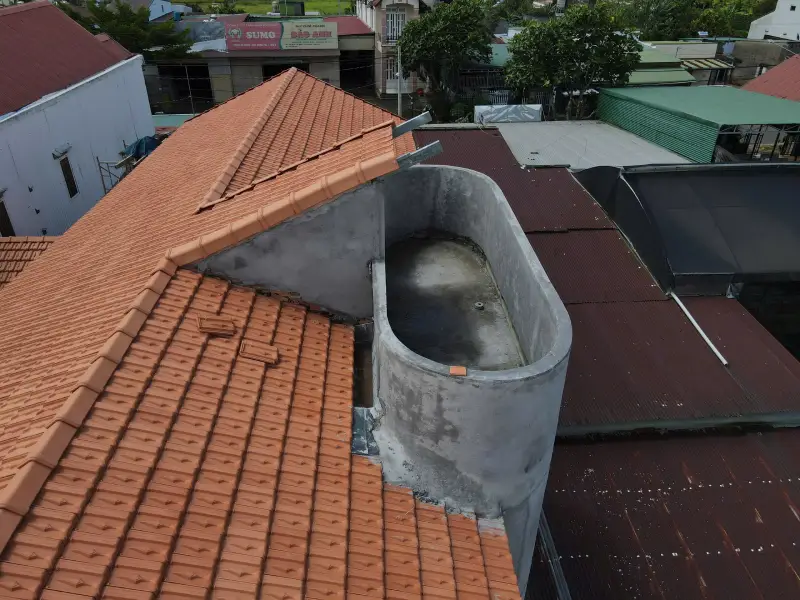 Vật liệu – càng giản dị càng cần được xử lý tinh tế _ mái ngói