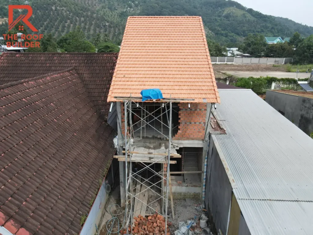 Một hạng mục trong toàn bộ quá trình xây nhà trọn gói