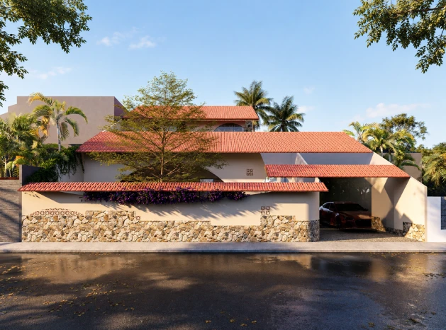 Ảnh đại diện dự án xây nhà trọn gói Ha House tại Bảo Lộc của The Roof Builder