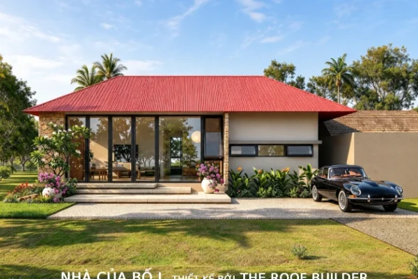 Ảnh đại diện dự án thiết kế nhà vườn tại Đạ Hoai của The Roof Builder