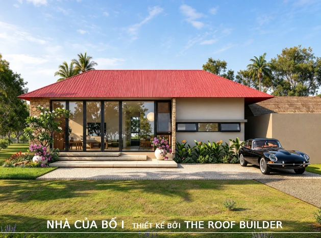 Ảnh đại diện dự án thiết kế nhà vườn tại Đạ Hoai của The Roof Builder
