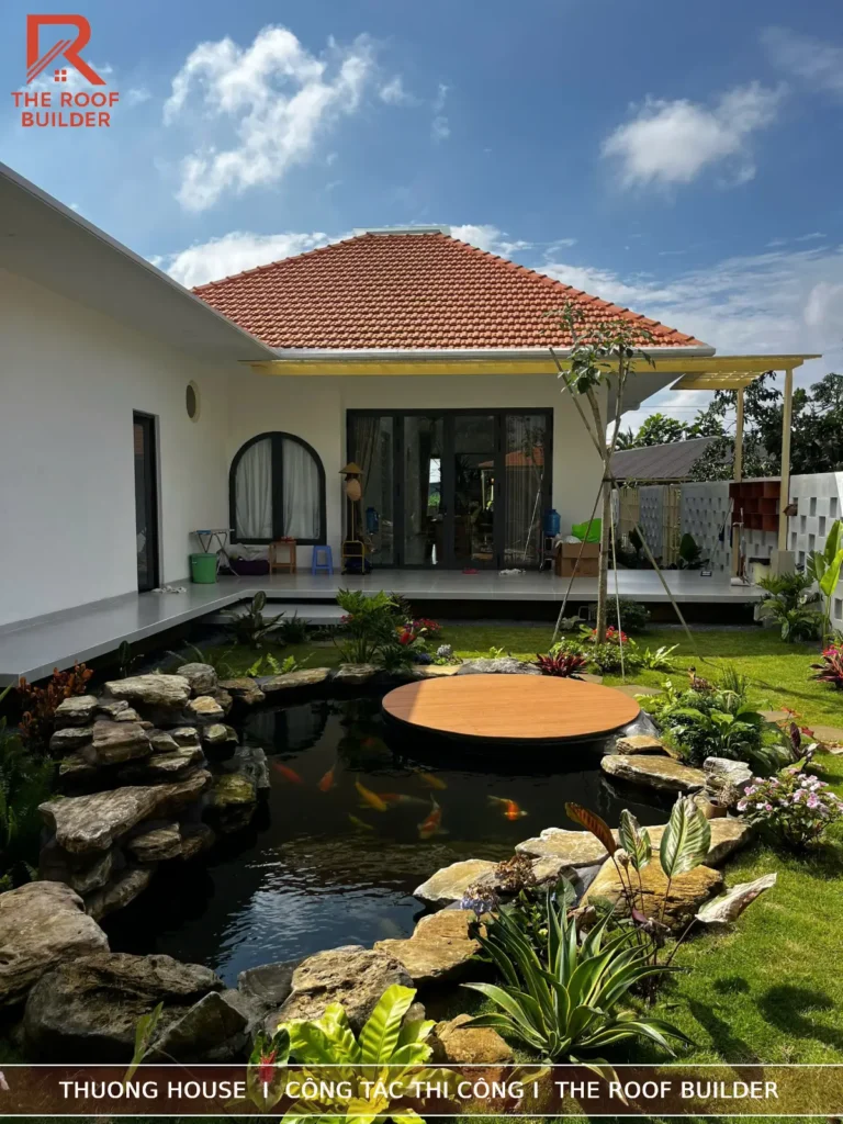 cập nhật tiến độ thi công xây nhà trọn gói Thuong House của The Roof Builder _ hình 11